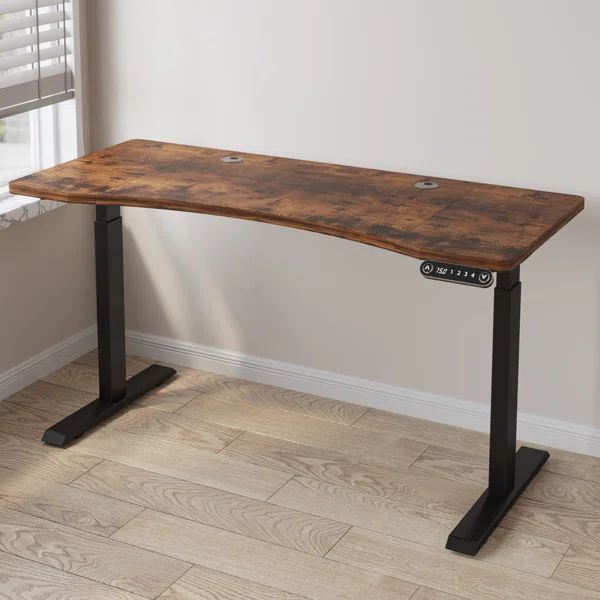 FEZIBO Standing Desk, 48 x 24 Inches Height Adjustable Electric Desk